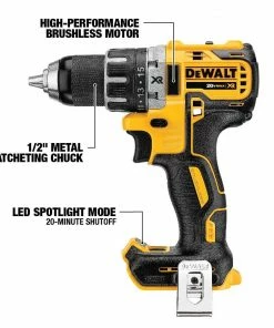 DEWALT Power Tool Combo Kits XR 2-Tool 20-Volt Max Brushless Power Tool Combo Kit with Soft Case (2-Batteries and charger Included) -Craftsman Sales Shop 09516036