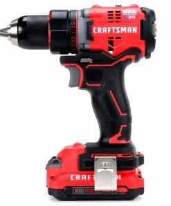 CRAFTSMAN Drills V20 20-volt Max 1/2-in Brushless Cordless Drill (2-Batteries Included and Charger Included) -Craftsman Sales Shop 09613532