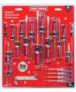 CRAFTSMAN Screwdrivers 25-Piece Acetate Handle Set Screwdriver Set -Craftsman Sales Shop 09659436