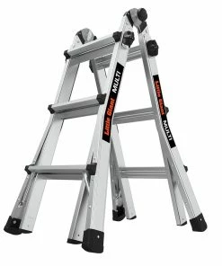 Little Giant Multi-Position Ladders Multi M13 Aluminum 14.3-ft Reach Type 1A- 300-lb Capacity Telescoping Multi-Position Ladder
