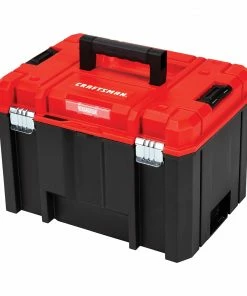 CRAFTSMAN Portable Tool Boxes VERSASTACK System 17-in Red Plastic Lockable Tool Box -Craftsman Sales Shop 09729730