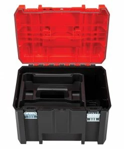 CRAFTSMAN Portable Tool Boxes VERSASTACK System 17-in Red Plastic Lockable Tool Box -Craftsman Sales Shop 09729732