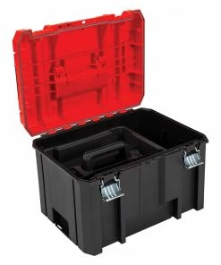 CRAFTSMAN Portable Tool Boxes VERSASTACK System 17-in Red Plastic Lockable Tool Box -Craftsman Sales Shop 09729736