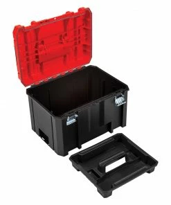 CRAFTSMAN Portable Tool Boxes VERSASTACK System 17-in Red Plastic Lockable Tool Box -Craftsman Sales Shop 09729737