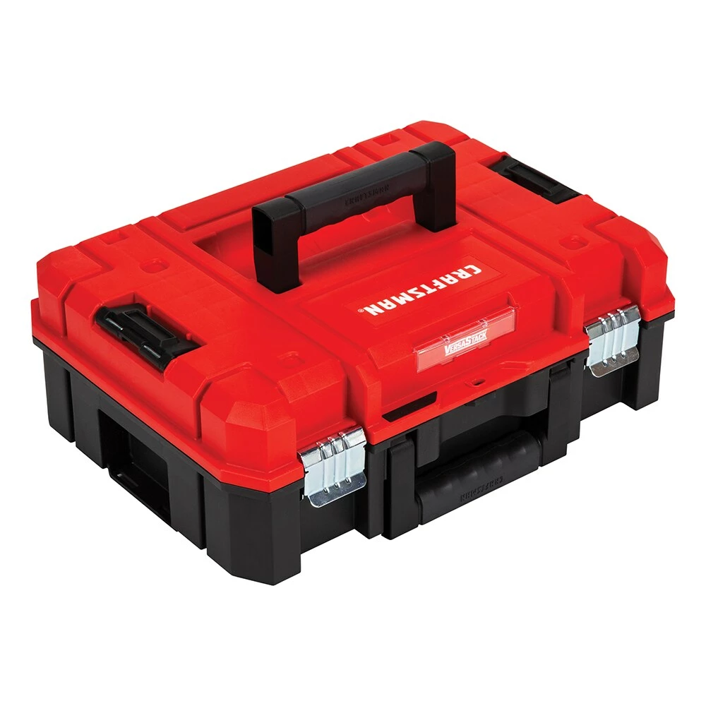 CRAFTSMAN Portable Tool Boxes VERSASTACK System 17-in Red Plastic Lockable Tool Box 4 CRAFTSMAN Portable Tool Boxes VERSASTACK System 17-in Red Plastic Lockable Tool Box - Image 4