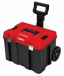 CRAFTSMAN Portable Tool Boxes VERSASTACK System 20-in Red Plastic Wheels Lockable Tool Box -Craftsman Sales Shop 09729802
