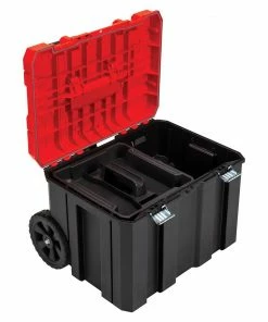 CRAFTSMAN Portable Tool Boxes VERSASTACK System 20-in Red Plastic Wheels Lockable Tool Box -Craftsman Sales Shop 09729806