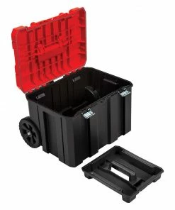 CRAFTSMAN Portable Tool Boxes VERSASTACK System 20-in Red Plastic Wheels Lockable Tool Box -Craftsman Sales Shop 09729807