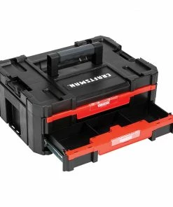 CRAFTSMAN Portable Tool Boxes VERSASTACK System 17-in 2-Drawer Black Plastic Tool Box 23 CRAFTSMAN Portable Tool Boxes VERSASTACK System 17-in 2-Drawer Black Plastic Tool Box -Craftsman Sales Shop 09729813