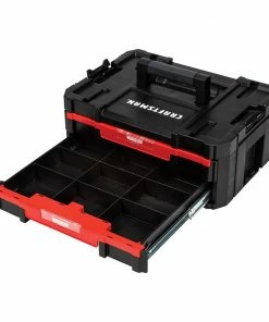 CRAFTSMAN Portable Tool Boxes VERSASTACK System 17-in 2-Drawer Black Plastic Tool Box 24 CRAFTSMAN Portable Tool Boxes VERSASTACK System 17-in 2-Drawer Black Plastic Tool Box -Craftsman Sales Shop 09729814