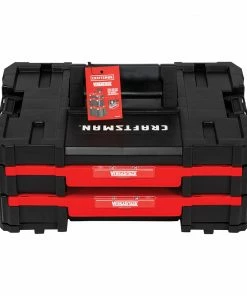 CRAFTSMAN Portable Tool Boxes VERSASTACK System 17-in 2-Drawer Black Plastic Tool Box 25 CRAFTSMAN Portable Tool Boxes VERSASTACK System 17-in 2-Drawer Black Plastic Tool Box -Craftsman Sales Shop 09729815