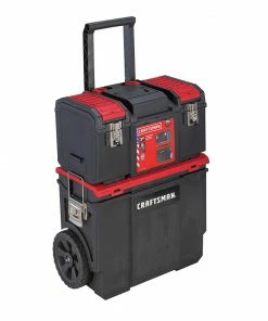 CRAFTSMAN Portable Tool Boxes DIY 19-in Red Plastic Wheels Lockable Tool Box 7 CRAFTSMAN Portable Tool Boxes DIY 19-in Red Plastic Wheels Lockable Tool Box -Craftsman Sales Shop 09737834