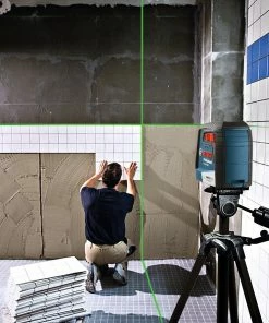 Bosch Laser Levels VisiMax 40-ft Green Beam Self-Leveling Cross-line Cross Laser Level 18 Bosch Laser Levels VisiMax 40-ft Green Beam Self-Leveling Cross-line Cross Laser Level -Craftsman Sales Shop 09818348