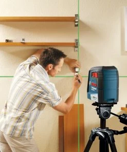 Bosch Laser Levels VisiMax 40-ft Green Beam Self-Leveling Cross-line Cross Laser Level 19 Bosch Laser Levels VisiMax 40-ft Green Beam Self-Leveling Cross-line Cross Laser Level -Craftsman Sales Shop 09818349