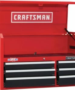 CRAFTSMAN Top Tool Chests 2000 Series 40.5-in W x 24.5-in H 6-Drawer Steel Tool Chest (Red) -Craftsman Sales Shop 09861049