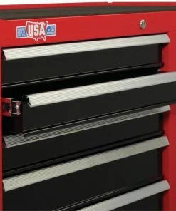 CRAFTSMAN Bottom Tool Cabinets 2000 Series 26.5-in W x 37.5-in H 5-Drawer Steel Rolling Tool Cabinet (Red) -Craftsman Sales Shop 09861059