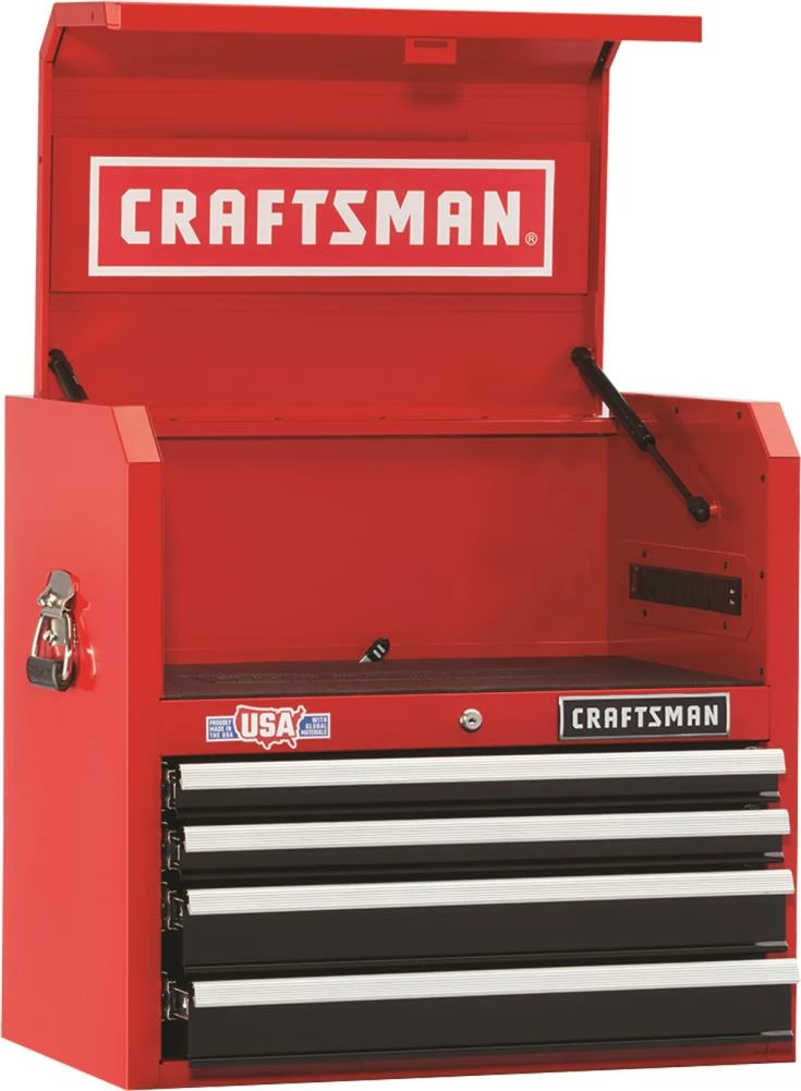 CRAFTSMAN Top Tool Chests 2000 Series 26-in W x 24.5-in H 4-Drawer Steel Tool Chest (Red) 17 CRAFTSMAN Top Tool Chests 2000 Series 26-in W x 24.5-in H 4-Drawer Steel Tool Chest (Red) - Image 17