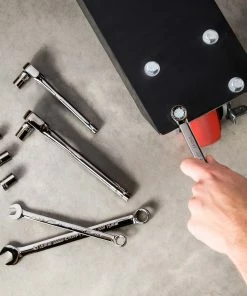 CRAFTSMAN Mechanics Tool Sets 121-Piece Standard (SAE) and Metric Combination Gunmetal Chrome Mechanics Tool Set (1/4-in; 3/8-in) -Craftsman Sales Shop 09888253 scaled