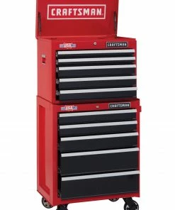 CRAFTSMAN Bottom Tool Cabinets 2000 Series 26.5-in W x 34-in H 5-Drawer Steel Rolling Tool Cabinet (Red) -Craftsman Sales Shop 09985702 scaled