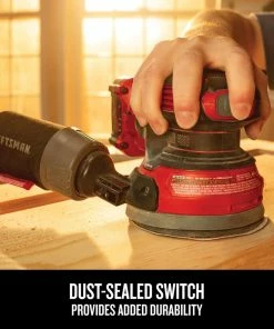 CRAFTSMAN Power Sanders V20 20-Volt Cordless Random Orbital Sander with Dust Management -Craftsman Sales Shop 10001525