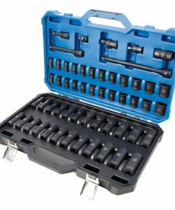 Kobalt Impact Sockets & Impact Socket Sets 55-Piece Standard (SAE) and Metric Combination 1/2-in Drive Set 6-Point Impact Socket Set -Craftsman Sales Shop 10019101 scaled