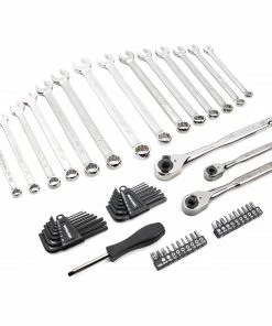 CRAFTSMAN Mechanics Tool Sets 150-Piece Standard (SAE) and Metric Combination Gunmetal Chrome Mechanics Tool Set (1/4-in; 3/8-in) -Craftsman Sales Shop 10053551