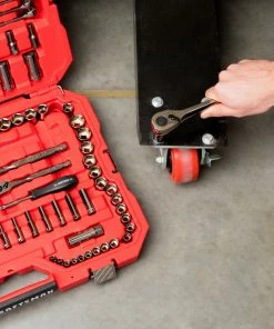 CRAFTSMAN Mechanics Tool Sets 150-Piece Standard (SAE) and Metric Combination Gunmetal Chrome Mechanics Tool Set (1/4-in; 3/8-in) -Craftsman Sales Shop 10053554