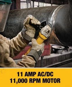 DEWALT Angle Grinders 4.5-in 11 Amps Paddle Switch Corded Angle Grinder -Craftsman Sales Shop 10066610