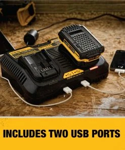 DEWALT Power Tool Batteries & Chargers 20-Volt Max Power Station -Craftsman Sales Shop 10069279