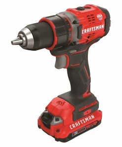 CRAFTSMAN Drills V20 20-volt Max 1/2-in Brushless Cordless Drill (2-Batteries Included and Charger Included) -Craftsman Sales Shop 10105642