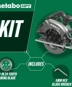 Metabo HPT Circular Saws MultiVolt 36-Volt 7-1/4-in Brushless Hybrid Cordless and Corded Circular Saw 17 Metabo HPT Circular Saws MultiVolt 36-Volt 7-1/4-in Brushless Hybrid Cordless and Corded Circular Saw -Craftsman Sales Shop 10183687 scaled