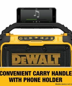 DEWALT Jobsite Radios 12-Volt or 20-Volt Max Cordless Jobsite Bluetooth Speaker -Craftsman Sales Shop 10192421