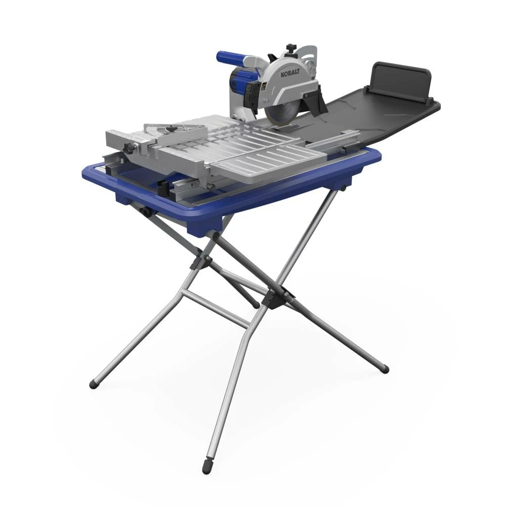 Kobalt Tile Saws 7-in 10-Amp Wet Sliding Table Tile Saw with Stand 1 Kobalt Tile Saws 7-in 10-Amp Wet Sliding Table Tile Saw with Stand