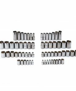 CRAFTSMAN Mechanics Tool Sets 121-Piece Standard (SAE) and Metric Combination Gunmetal Chrome Mechanics Tool Set (1/4-in; 3/8-in) -Craftsman Sales Shop 10266764