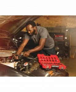 CRAFTSMAN Mechanics Tool Sets 51-Piece Standard (SAE) and Metric Combination Gunmetal Chrome Mechanics Tool Set (3/8-in) 47 CRAFTSMAN Mechanics Tool Sets 51-Piece Standard (SAE) and Metric Combination Gunmetal Chrome Mechanics Tool Set (3/8-in) -Craftsman Sales Shop 10397810