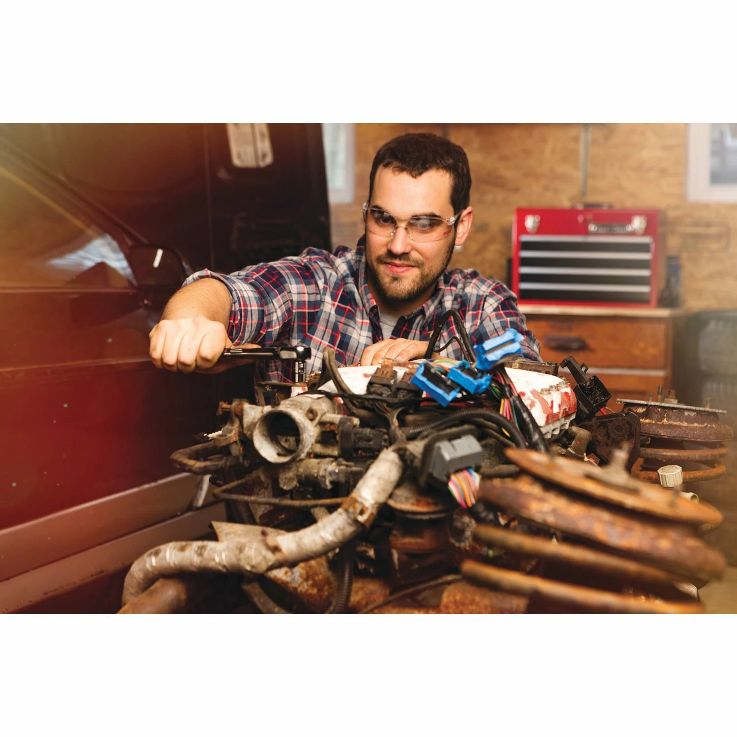 CRAFTSMAN Mechanics Tool Sets 51-Piece Standard (SAE) and Metric Combination Gunmetal Chrome Mechanics Tool Set (3/8-in) 24 CRAFTSMAN Mechanics Tool Sets 51-Piece Standard (SAE) and Metric Combination Gunmetal Chrome Mechanics Tool Set (3/8-in) - Image 24