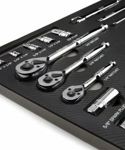 Kobalt Mechanics Tool Sets 300-Piece Standard (SAE) and Metric Combination Polished Chrome Mechanics Tool Set (1/4-in; 3/8-in) -Craftsman Sales Shop 10442450