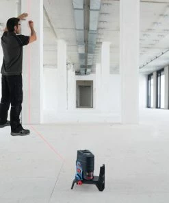 Bosch Laser Levels VisiMax 100-ft Red Beam Self-Leveling Cross-line Cross Laser Level with Plumb Points and Level -Craftsman Sales Shop 10696063