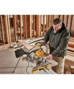 DEWALT Miter Saws 12-in 15 Amps Single Bevel Compound Corded Miter Saw -Craftsman Sales Shop 10737665 scaled