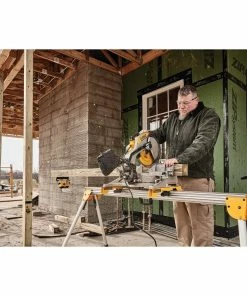 DEWALT Miter Saws 12-in 15 Amps Single Bevel Compound Corded Miter Saw -Craftsman Sales Shop 10737667 scaled