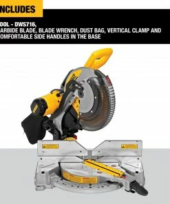 DEWALT Miter Saws 12-in 15 Amps Dual Bevel Compound Corded Miter Saw -Craftsman Sales Shop 10803389