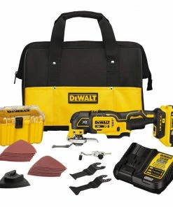 DEWALT Oscillating Tool Kits XR 2-Piece Cordless Brushless 20-volt Max Variable Speed Oscillating Multi-Tool Kit with Soft Case (1-Battery Included)