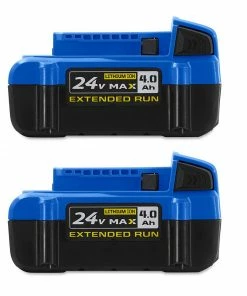 Kobalt Power Tool Batteries & Chargers 24-Volt Max 2-Pack 4 Amp-Hour; 4 Amp-Hour Lithium Power Tool Battery