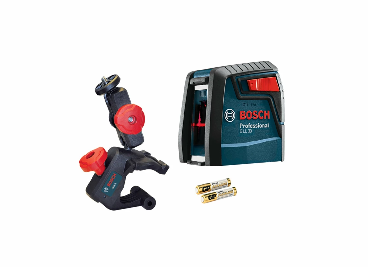 Bosch Laser Levels 30-ft Red Beam Self-Leveling Cross-line Cross Laser Level with Plumb Points and Level with Case 10 Bosch Laser Levels 30-ft Red Beam Self-Leveling Cross-line Cross Laser Level with Plumb Points and Level with Case - Image 10
