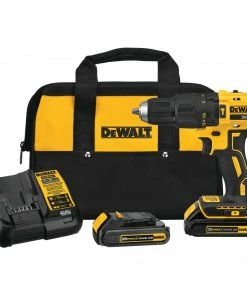 DEWALT Hammer Drills 1/2-in 20-volt Max Variable Speed Brushless Cordless Hammer Drill (2-Batteries Included)