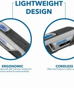 Dremel Rotary Tools Lite 12-Piece Variable Speed Cordless 4-Volt 2-Amp Multipurpose Rotary Tool -Craftsman Sales Shop 11156218 scaled