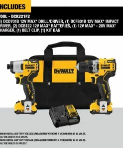 DEWALT Power Tool Combo Kits XTREME 2-Tool 12-Volt Max Brushless Power Tool Combo Kit with Soft Case (2-Batteries and charger Included) -Craftsman Sales Shop 11158028