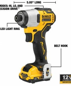 DEWALT Impact Drivers XTREME 12-volt Max 1/4-in Variable Speed Brushless Cordless Impact Driver (2-Batteries Included) -Craftsman Sales Shop 11236712