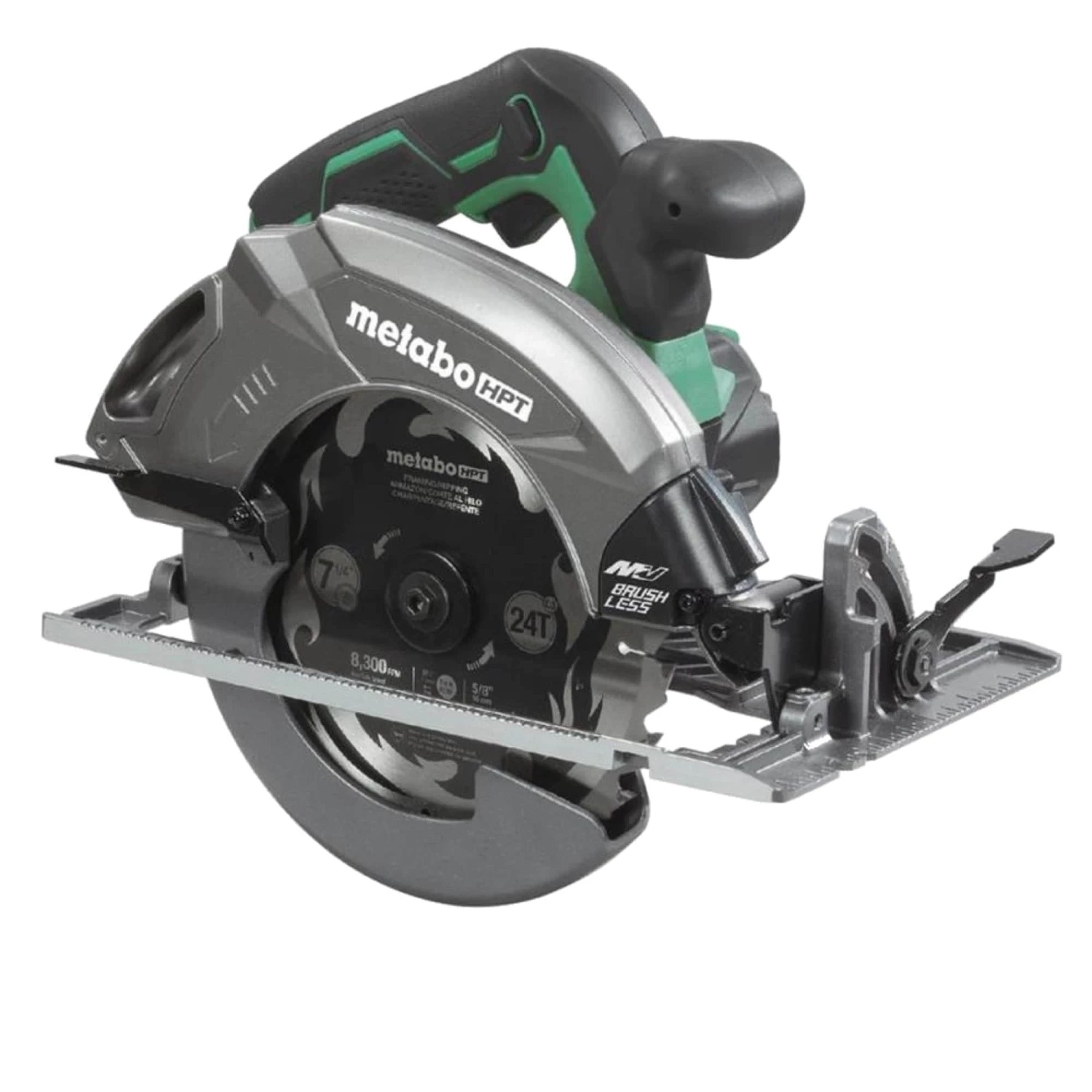Metabo HPT Circular Saws MultiVolt 36-Volt 7-1/4-in Brushless Hybrid Cordless and Corded Circular Saw 6 Metabo HPT Circular Saws MultiVolt 36-Volt 7-1/4-in Brushless Hybrid Cordless and Corded Circular Saw - Image 6