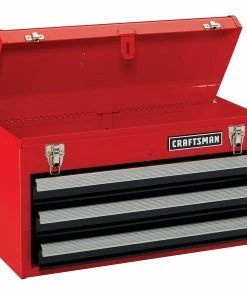 CRAFTSMAN Portable Tool Boxes Portable 20.5-in Ball-bearing 3-Drawer Red Steel Lockable Tool Box -Craftsman Sales Shop 11587709